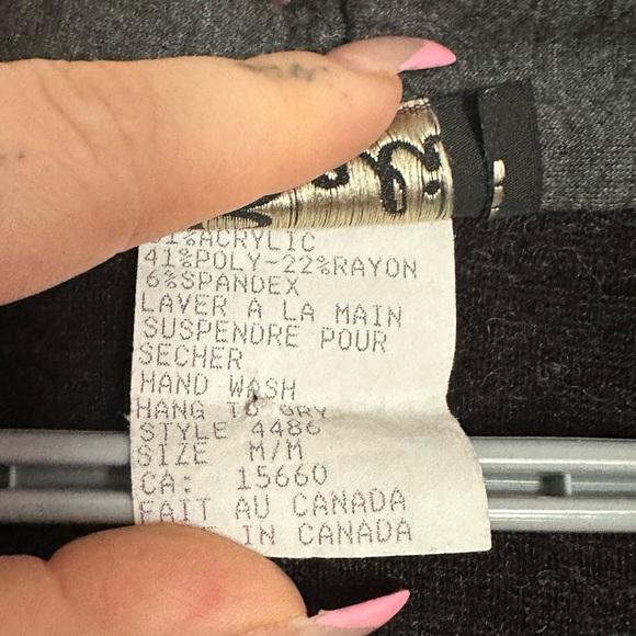 Bali Two-Tone Gray and Black Women's Cardigan - Picture 2 of 3